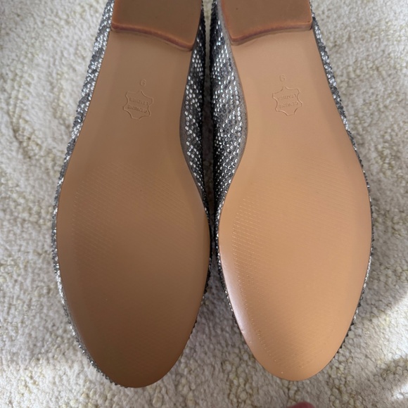 Sparkly Smoker Pewter Mules - Picture 5 of 7